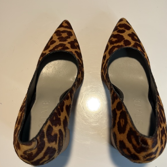 1. State Leopard Print Block Heel Pumps size 7 - Picture 6 of 9